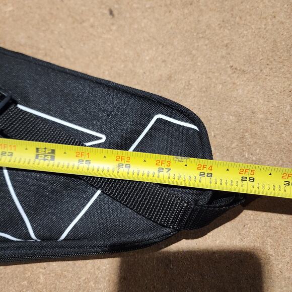 Volkl Tennis Racquet Cover With Shoulder Strap Black Gray Bag 28" - Picture 4 of 5